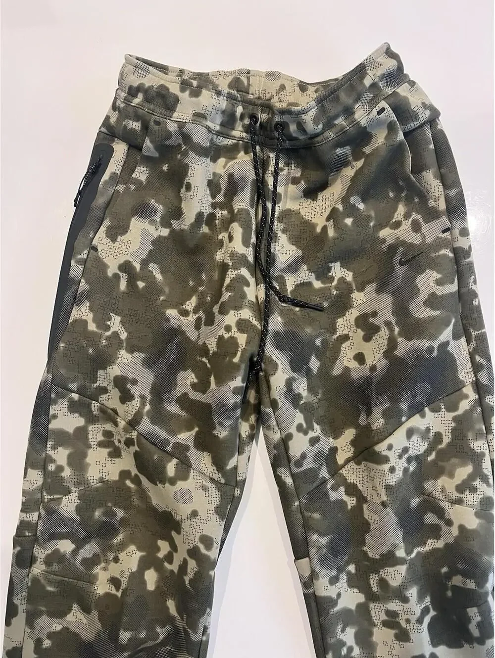 $280 Nike Sportswear Club Fleece Cargo Pants &Hoodie Men’s S  Green Camo II1324 - Picture 10 of 16